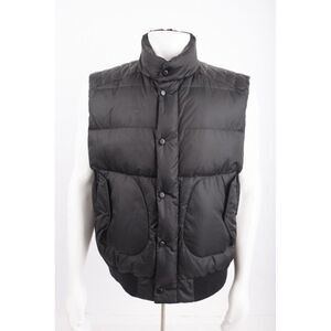 Ralph Lauren Purple Label Mens Black Vest Puffer Jacket XXL Goose Down